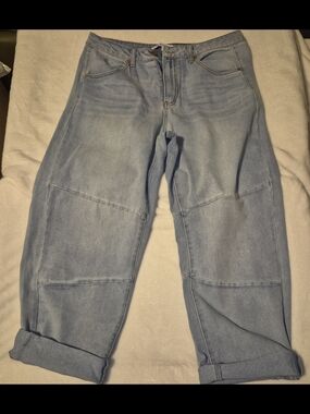 Celebrity Pink Light Blue Boyfriend Jeans